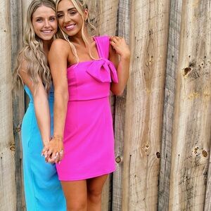 Vici Pink One-Shoulder Dress
